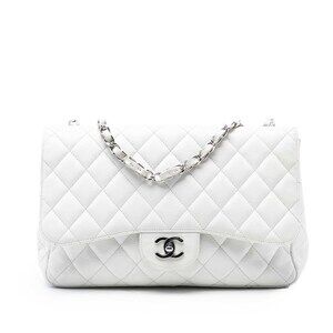 Pre-Loved Chanel Jumbo Classic Caviar Single Flap